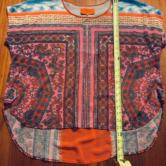 💥Price Drop💥CLOVER CANYON Breezy Gauze Top - Picture 6 of 9